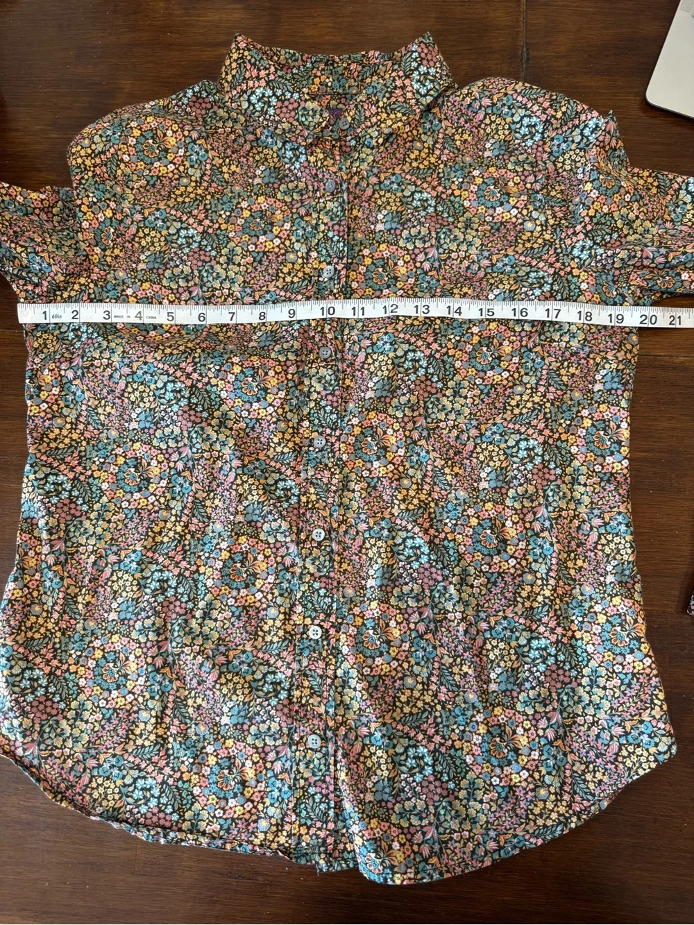 J Crew Liberty Art Fabric Little Marquess Print Button Front Shirt Sz 10 Floral